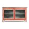 Red and Blue Wooden Display Case 1