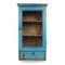 Wooden Showcase with Blue Patina 1