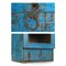 Vetrina in legno con patina blu, Immagine 3