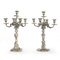Silver Candleholders, 1870s, Set of 2 1