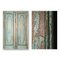 Vintage Patinated 4-Door Room Divider 3