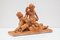 19th Century Belgian Ceramic Sculpture with a Group of Playing Putti's 3
