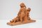 19th Century Belgian Ceramic Sculpture with a Group of Playing Putti's 6