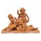 19th Century Belgian Ceramic Sculpture with a Group of Playing Putti's 1