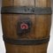 Antique Victorian English Oval Oak Coopered Whiskey Barrel 9