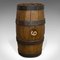 Englischer Antiker Englischer Eichenholz Whiskey Barrel 3