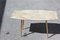 Italian Octagonal Marble and Brass Coffee Table, 1950s 1