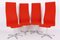 Sillas de comedor danesas de Arne Jacobsen para Fritz Hansen, años 80. Juego de 4, Imagen 4