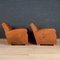 Vintage French Leather Club Chairs, 1930s, Set of 2, Image 9