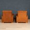 Vintage French Leather Club Chairs, 1930s, Set of 2, Image 10