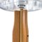 Tripod Wood and Brass Table Lamp, 1980s, Image 4