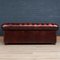 Canapé Chesterfield Vintage Rouge en Cuir avec Siège Boutonné, 1970s 18