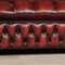 Vintage Red Leather Chesterfield Sofa with Button Down Seat, 1970s 14