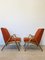 Mid-Century Orange Armchairs with Plastic Armrests from Tatra Nabytok, 1960s, Set of 2 6