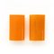 Orange Glass Sconces by Alessandro Pianon for Vistosi, 1960s, Set of 2, Immagine 2