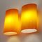 Orange Glass Sconces by Alessandro Pianon for Vistosi, 1960s, Set of 2 8