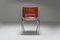 Modell Jot Esszimmerstühle aus Leder & Chrom von Giotto Stoppino für Acerbis, 1970er, 4er Set 10
