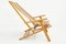 Scandinavian Outdoor Folding Lounge Chair from Luchs, 1950s, Immagine 4