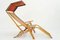 Scandinavian Outdoor Folding Lounge Chair from Luchs, 1950s, Immagine 2