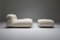 Mid-Century Bouclé Soriana Lounge Chair and Ottoman Set by Tobia & Afra Scarpa for Cassina, 1960s 5
