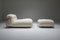 Mid-Century Bouclé Soriana Lounge Chair and Ottoman Set by Tobia & Afra Scarpa for Cassina, 1960s, Image 5