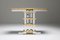 Vintage Brass and Chrome Duchise Console Table with Glass Top, 1970s 5