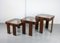 Mid-Century Stacking Nesting Tables by Gianfranco Frattini, 1960s, Imagen 1