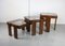 Mid-Century Stacking Nesting Tables by Gianfranco Frattini, 1960s, Imagen 3