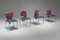 Chaises de Salon Vintage par Salvati & Tresoldi pour Saporiti Italia, 1980s, Set de 4 2