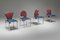 Vintage Dining Chairs by Salvati & Tresoldi for Saporiti Italia, 1980s, Set of 4 2