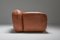 Postmodern Italian Natural Leather Lounge Chairs, 1980s, Set of 2 6