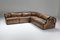 Bronze and Leather Confidential Sectional Sofa by Alberto Roselli, 1970s, Image 6