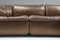 Bronze and Leather Confidential Sectional Sofa by Alberto Roselli, 1970s 8