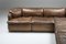 Bronze and Leather Confidential Sectional Sofa by Alberto Roselli, 1970s 2