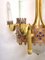 Gold Plated 3-Arm Chandelier by Jozsef Engelsz, 1970s, Image 6