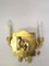 Gold Plated and Enamel Sconce by Jozsef Engelsz, 1970s, Image 15