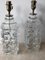 Swedish Modern Clear Glass Table Lamps from Pukeberg, 1960s, Set of 2 1