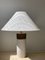 White and Brown Ceramic Table Lamp from Bitossi, 1960s 1