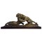 Art Deco Bronze Panther Sculpture from Robert, 1930s 1