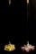 Lámparas de techo vintage de cristal de Murano. Juego de 2, Imagen 1