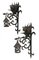 Wrought Iron Sconce Attributed to Poillerat Marine Galleon, 1930s 3