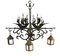 Wrought Iron Sconce Attributed to Poillerat Marine Galleon, 1930s 7