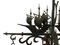 Large Wrought Iron Marine Galleon Dolphin Chandelier Attributed to Poillerat, 1930s 4