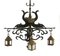 Large Wrought Iron Marine Galleon Dolphin Chandelier Attributed to Poillerat, 1930s, Image 2