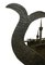 Lámpara de araña de galeón marinera grande de hierro forjado atribuida a Poillerat, años 30, Imagen 6