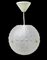 Lámparas colgantes de globo de plástico moldeado opaco, años 50. Juego de 2, Imagen 6