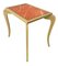 French Trompe L' Oeil Painted Faux Marble Side Table, 1920s, Image 7