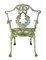 Weathered Cast Iron Patio Garden Chair, 1960s 5