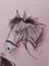 Acuarela de caballos Study of Horses de Peter Hobbs, años 30, Imagen 4