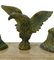 French Art Deco Inkstand Eagle on Marble Desk Inkwell, 1920s 2
